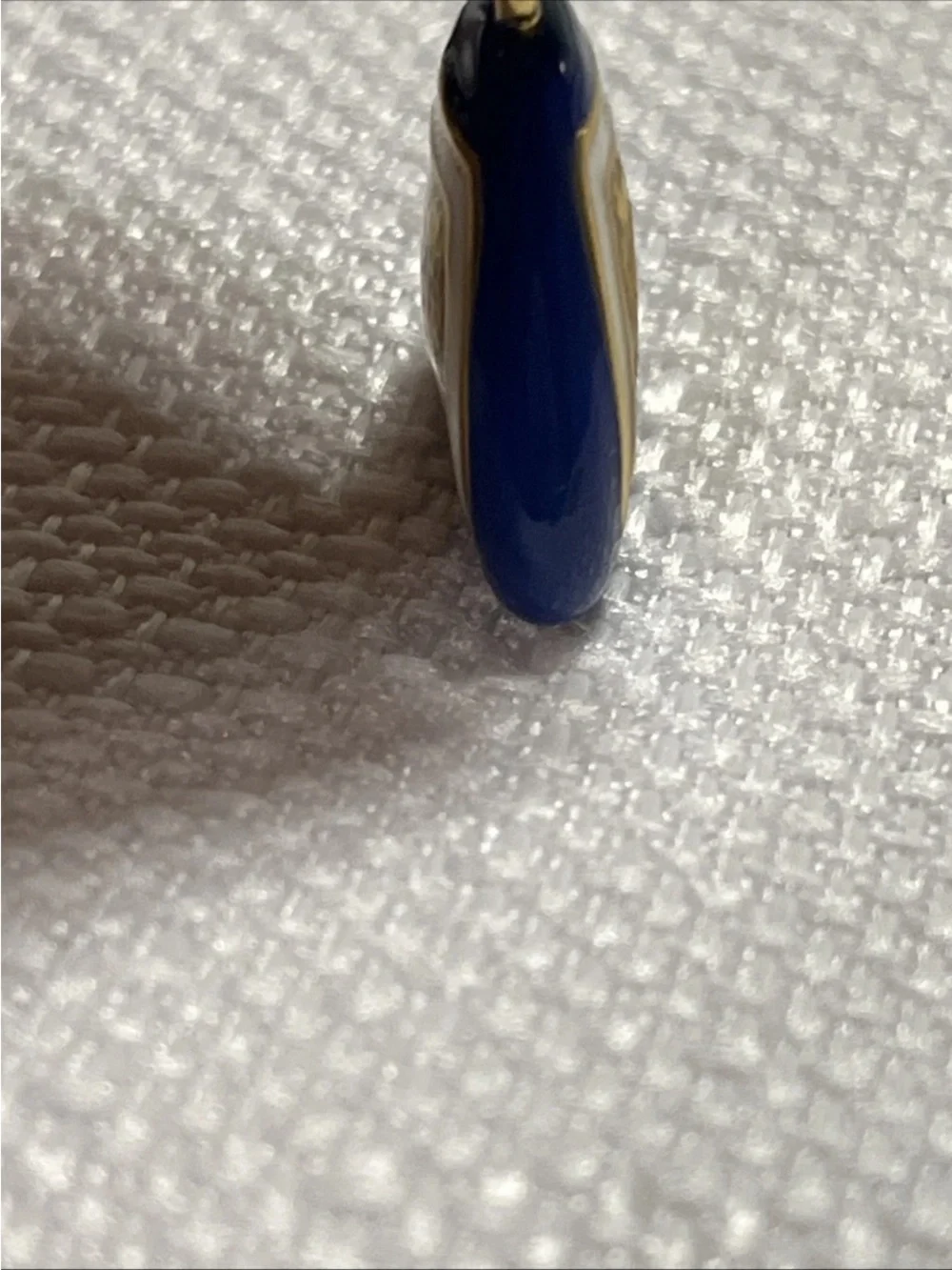 Tory Burch Blue and Gold Drop Earrings